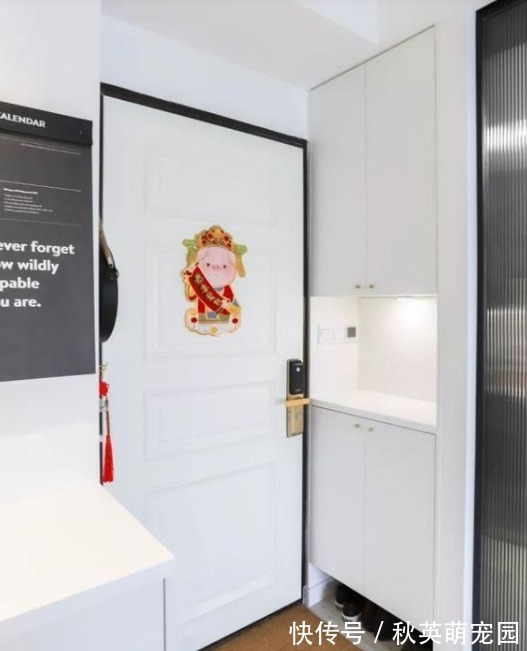 主卧室|她家83平米,一个玄关就圈粉无数,全屋设计漂亮又实用,太棒了