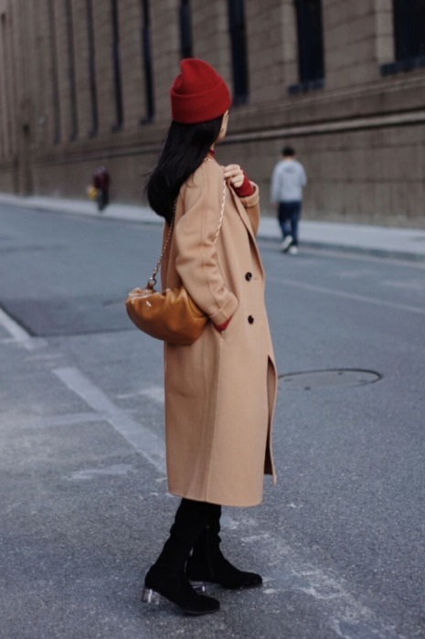 靴子 天冷了,身穿大衣搭配针织衫和靴子保暖舒适,让你美出新高度!