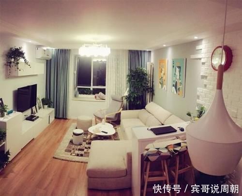 卧室|70平的新房,愣是分出3个卧室,厨房变休闲区,视觉面积大到100平