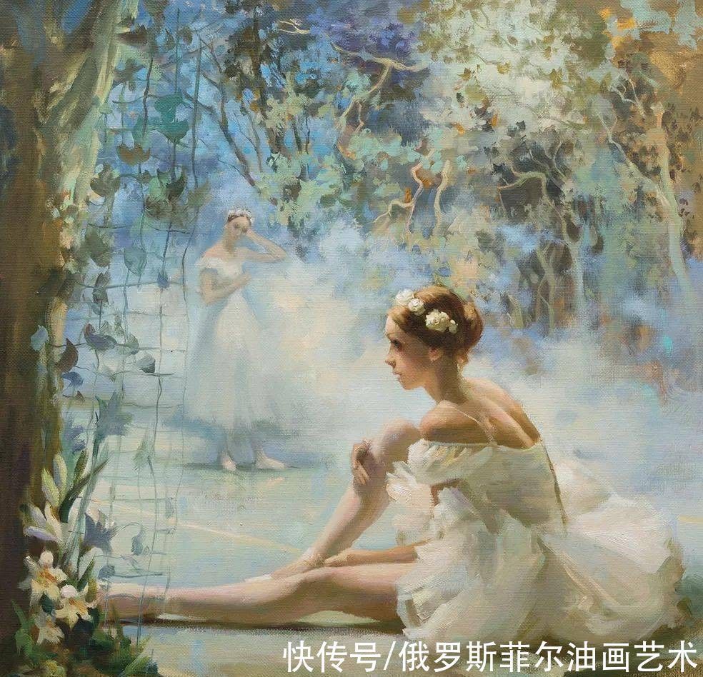 圣彼得堡$俄罗斯画家阿纳斯塔西娅·沃斯特雷佐娃漂亮油画作品欣赏