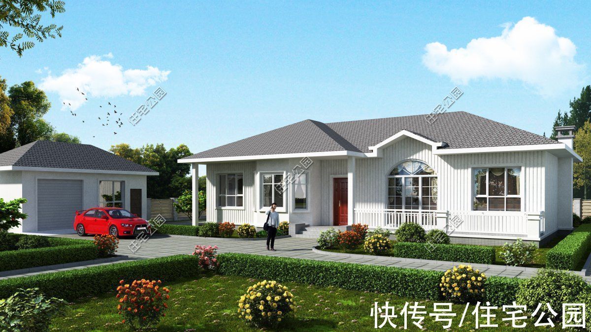 占地面积|回农村给父母建养老房,就在这10套图纸里选一套吧,颜值高又实用