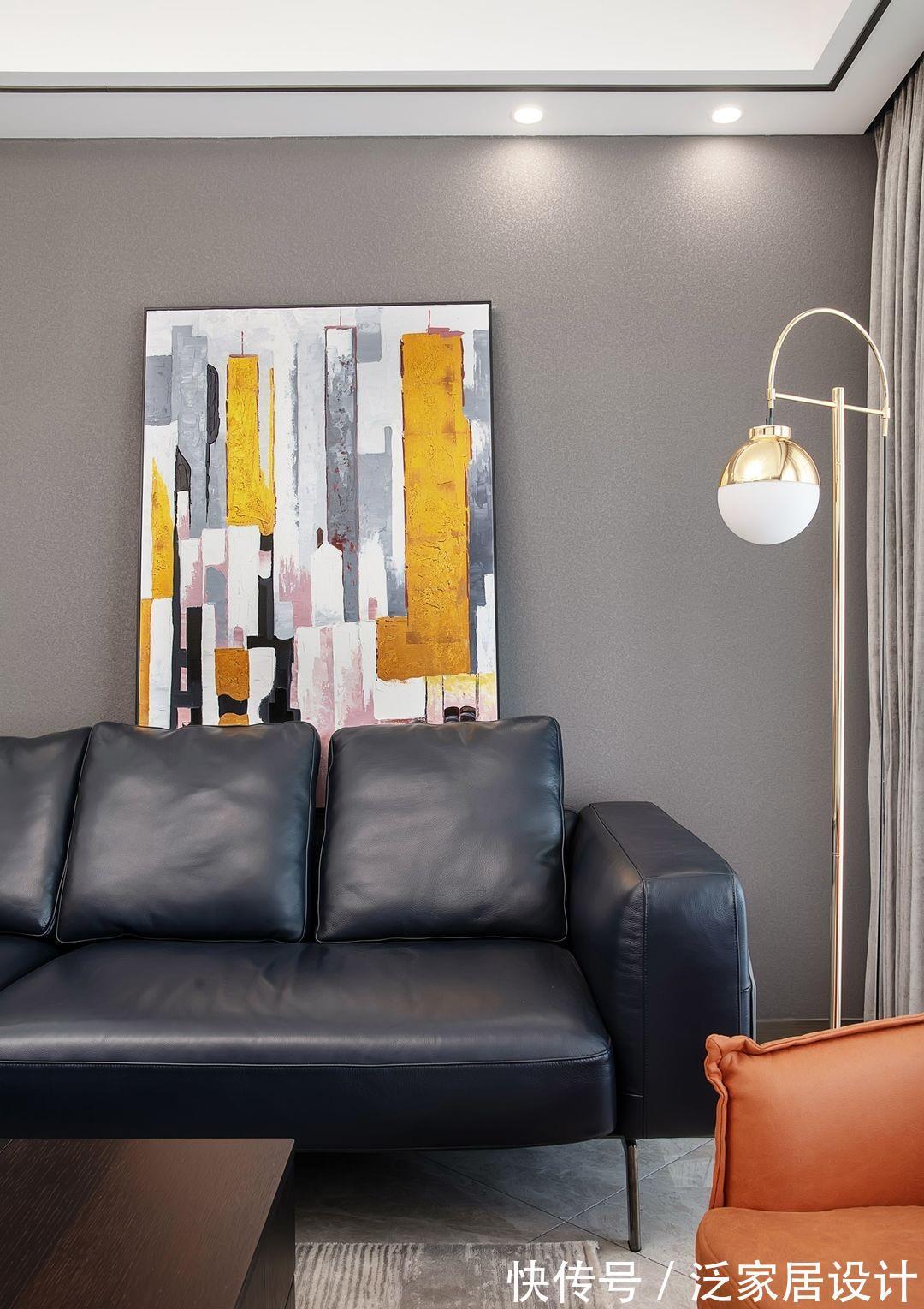 现代|120平的现代四居室,整体效果简洁明快,营造一种强烈的现代感