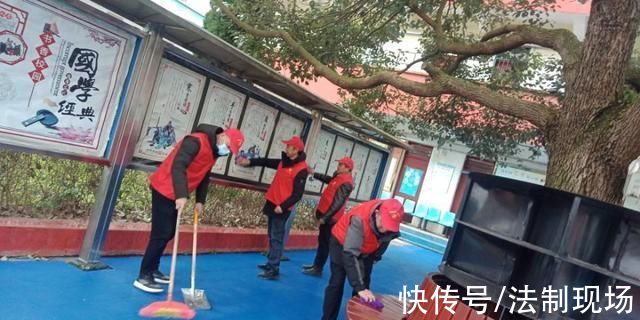 镇宁自治县|安顺市镇宁自治县丁旗街道中心学校组织开展“文明在行动·新春大扫除”自愿服务活动