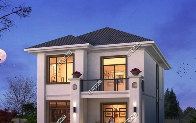 建筑面积|农村建两层有什么好户型,20万之内能建好的5套小户型推荐