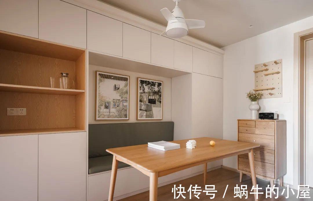 书桌|小户型大逆袭!50㎡奇葩手枪户型,设计师改造后秒变豪宅,简直了