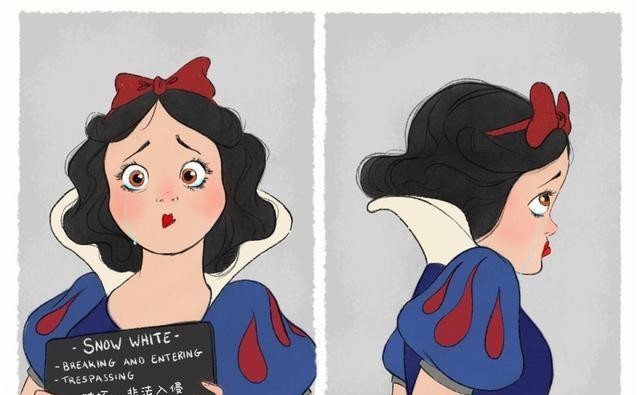 小矮人|白雪公主非法入侵被捕了?迪士尼公主都干了什么坏事