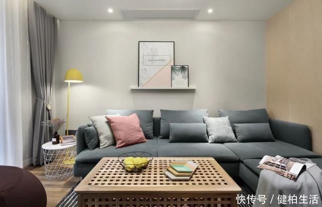 落地灯|89㎡现代简约,虽是小户型,在简洁舒适的布置下,也是温馨的家