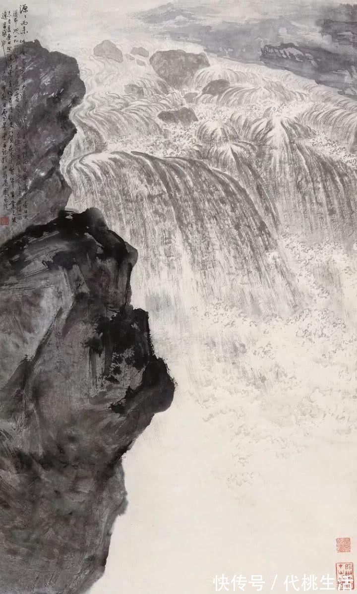 亚明$胸藏万壑任吞吐——卢星堂山水作品分享