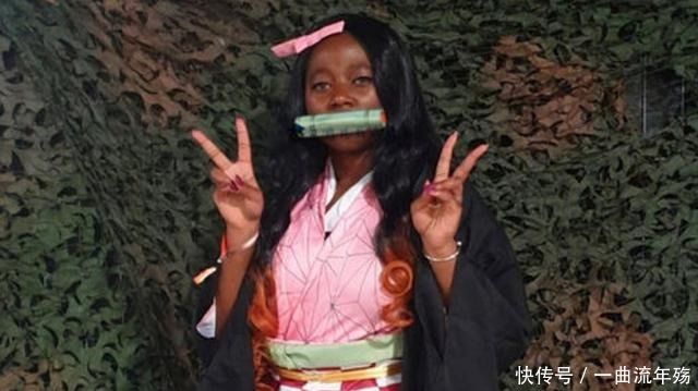 黑人女孩cos祢豆子被喷,只因肤色问题,就要剥夺一个人的爱好