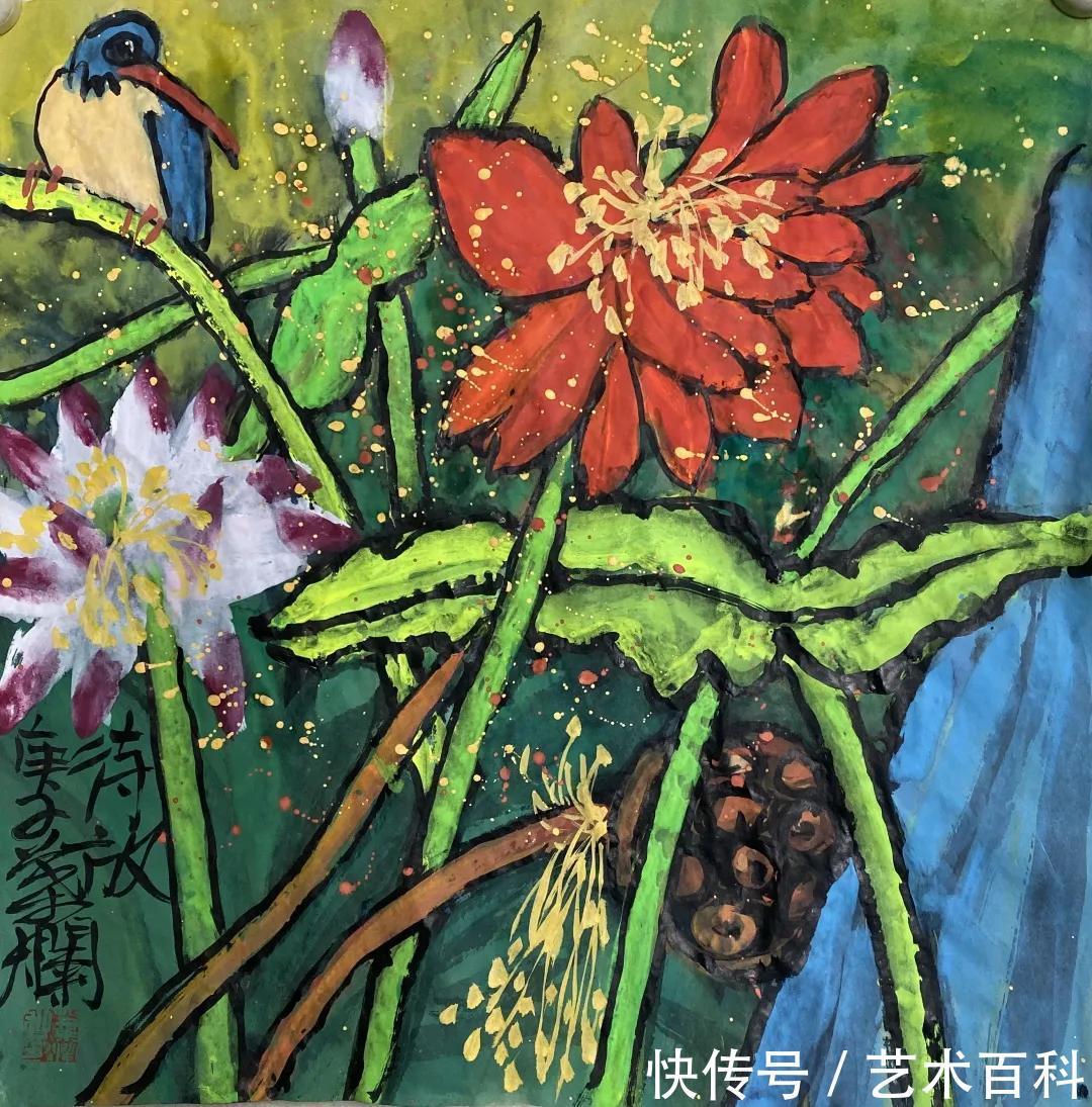 老荷新放——叶烂写意花鸟画展|展讯 | 金色池塘