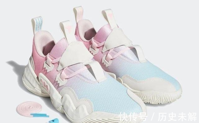 鞋款 阿迪签名鞋首发“棉花糖”配色,耐克阿迪也开始抄袭国产品牌了!