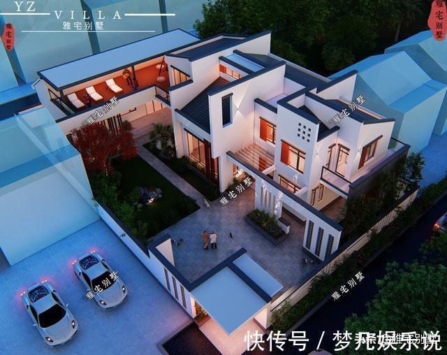房屋|毛坯30万,江苏宜兴两层新中式别墅,建造更美新农村房屋