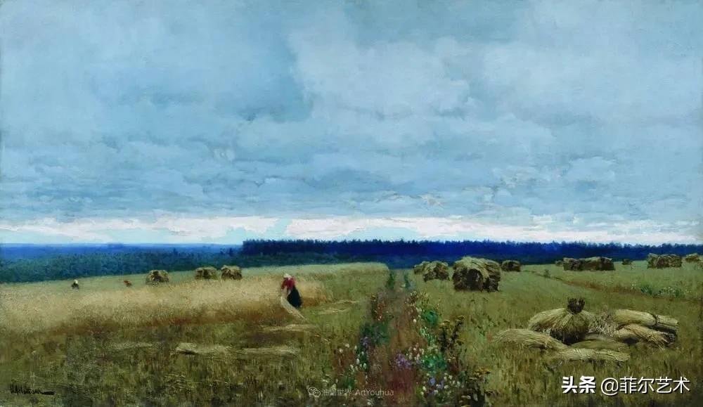 大自然!艾萨克·伊里奇·列维坦油画作品用笔洗练,情感充沛,极富诗意