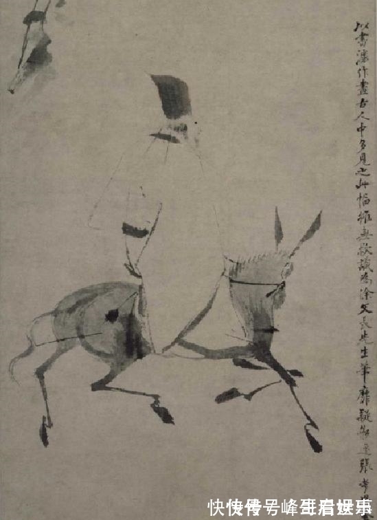 徐渭$明朝徐渭:画驴时画错了一笔,却成神作,齐白石:放大看确实太牛