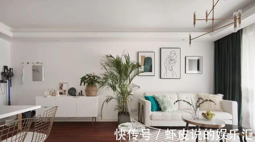 北欧风|103平的北欧风三居室,这样的软装搭配,美翻了!