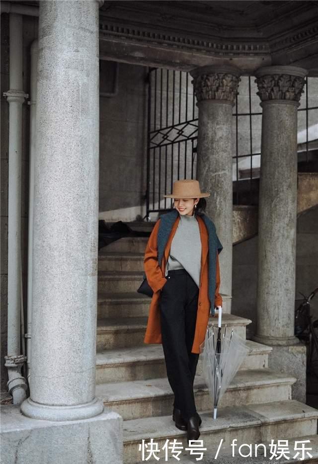 温柔|时尚博主三木真会穿,秋冬温柔慵懒的大衣新穿法,精致优雅还高级