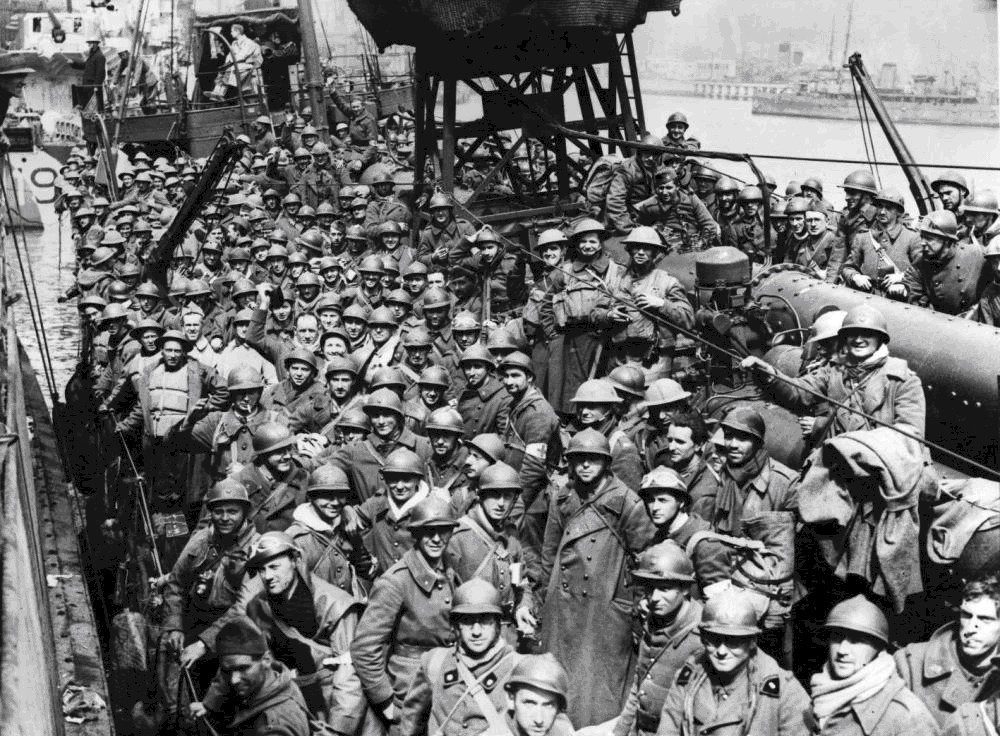 海滩|“我们将在海滩作战!”:黑白历史照片纪念敦刻尔克大撤退80周年
