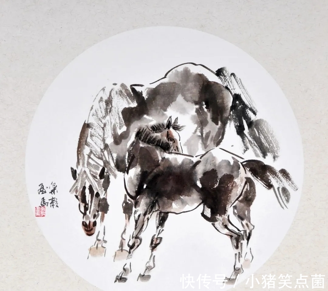 人观|他笔下的骏马,作品不落俗套,让人观之如闻其声