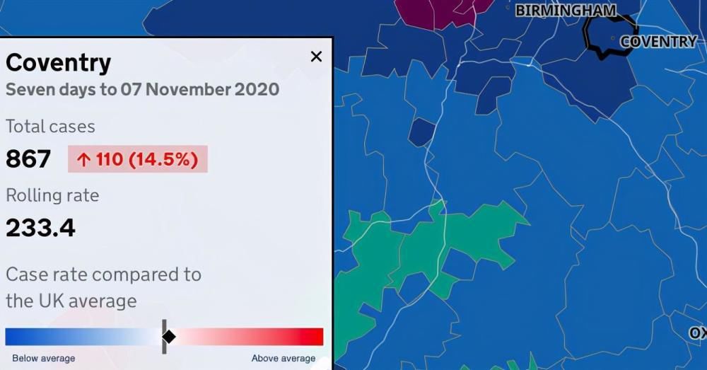 影响|英国二次封国难敌新冠？图解英国热门大学所在30个区域疫情形势对留学影响