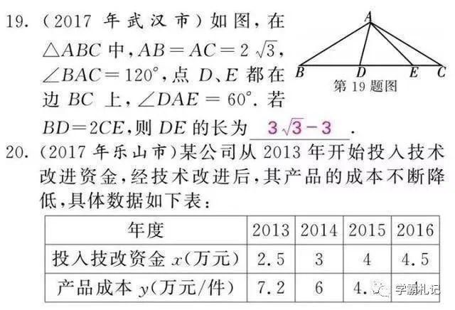 孩子|衡中老师：初中无非就这20道题，贴墙上给孩子背熟，成绩直升145