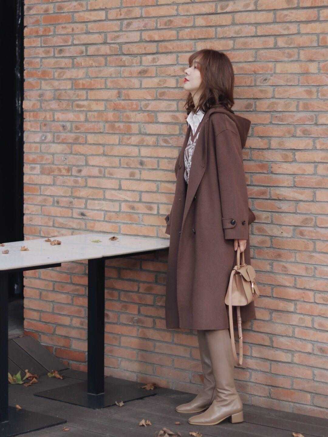 短靴|大衣+靴子是立冬的标配,高档有气质,时髦又保暖