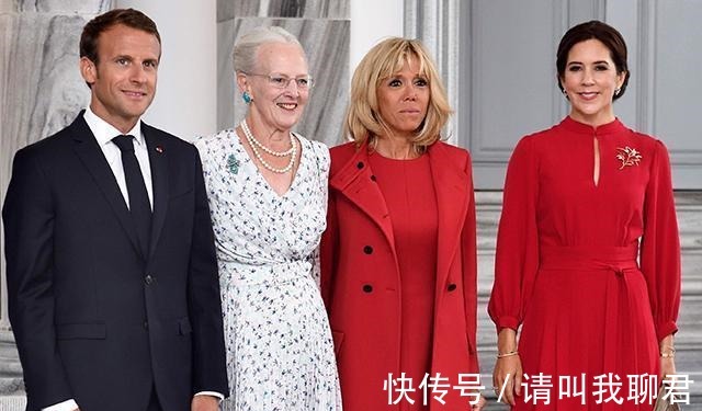 高跟鞋|布丽吉特穿中国红真耀眼!配上月花4万的发型绝了,丹麦王妃都输!