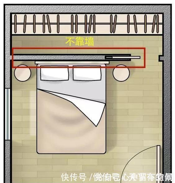 衣帽间|现在卧室床头流行不靠墙，往前挪80公分，“多出”一个衣帽间