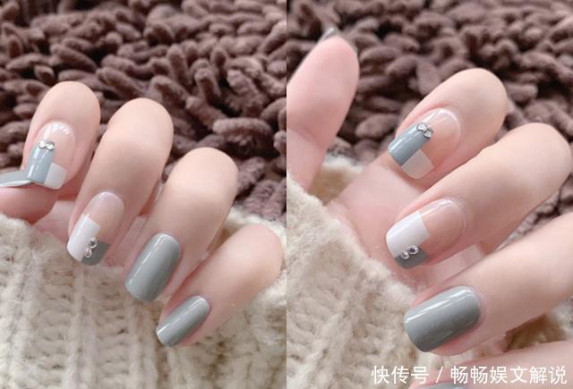 无名指|小清新宝藏美甲分享,甜而不腻又显白,男人都爱的配色