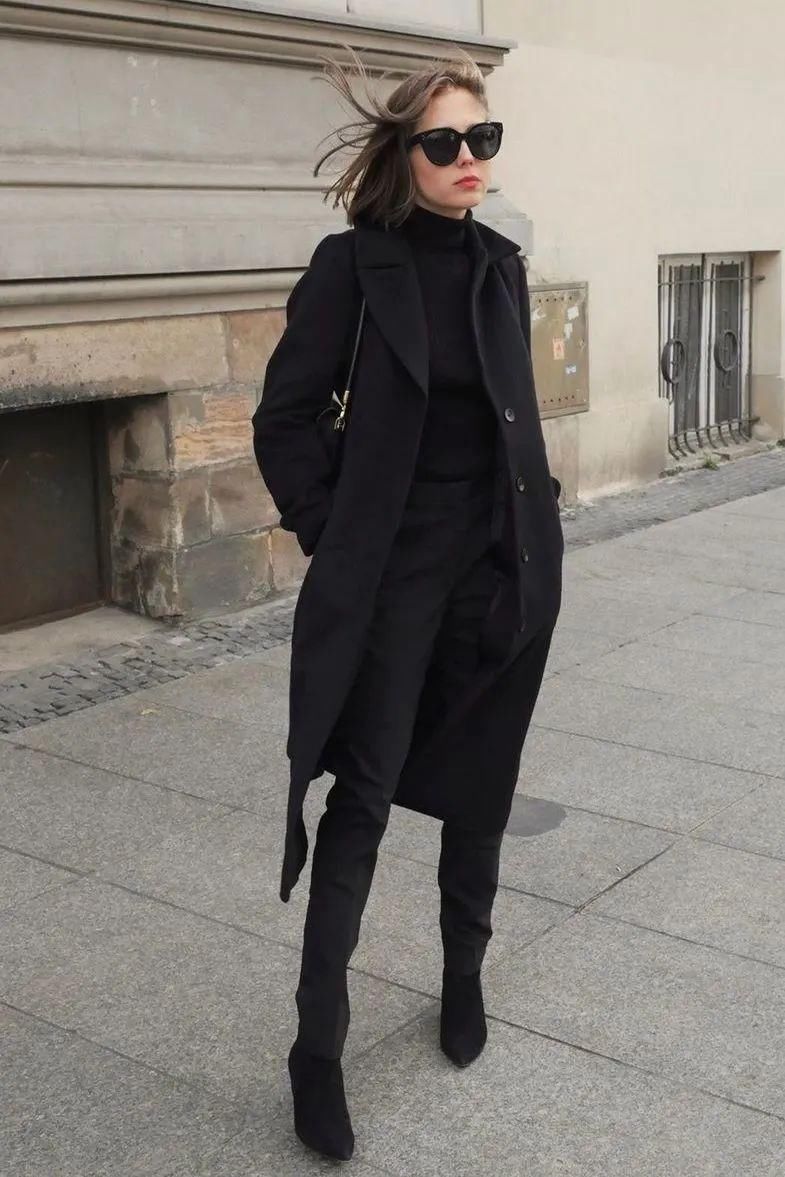  搭配大衣|你穿大衣+靴子的样子，真的时髦极了！