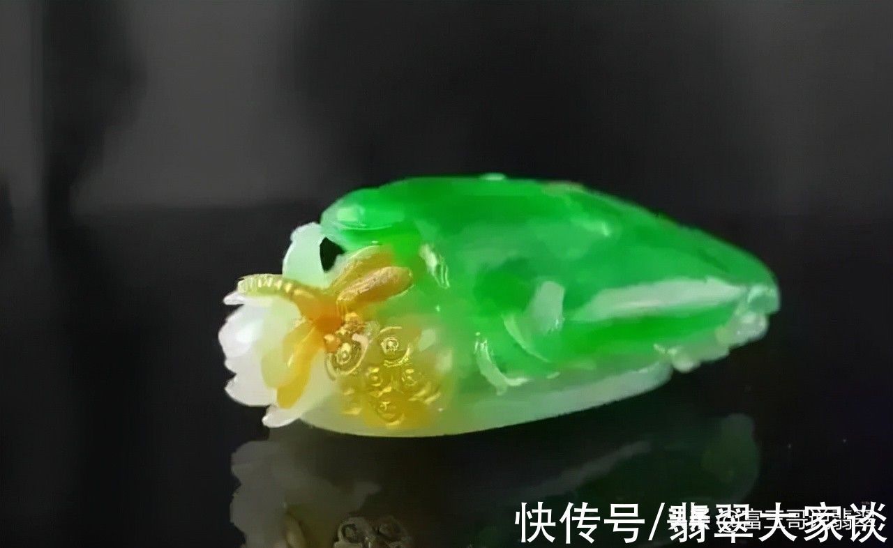 黄翡$玉赏俏色巧雕,让翡翠焕然一新的神奇技法