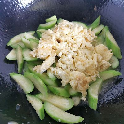 日食记|蛋白炒丝瓜