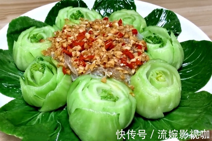叶子|油菜不要老是拿来熬汤,教你做凉拌油菜,好吃下饭,不油腻