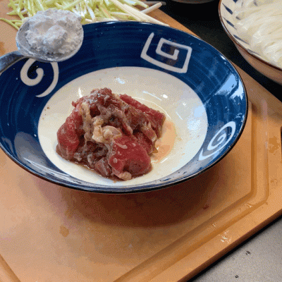豆芽|干炒牛河｜沉浸式｜干香焦爽｜盘底无油｜超级详细