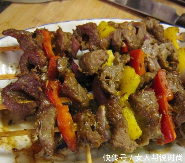 孜然牛肉串，在家也能吃烧烤