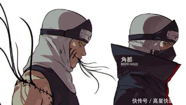 皮包骨|火影遇上“酷炫武士风”,鬼鲛瘦成“皮包骨”,小南秒变厌世女郎