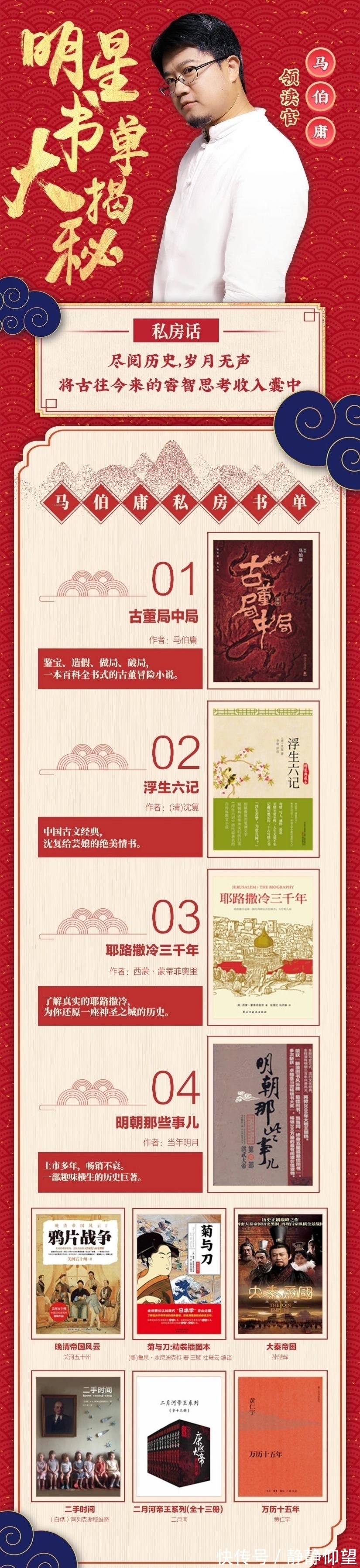 马伯庸$没时间打卡马伯庸的神奇图书馆,要不要先pick下马亲王同款书单