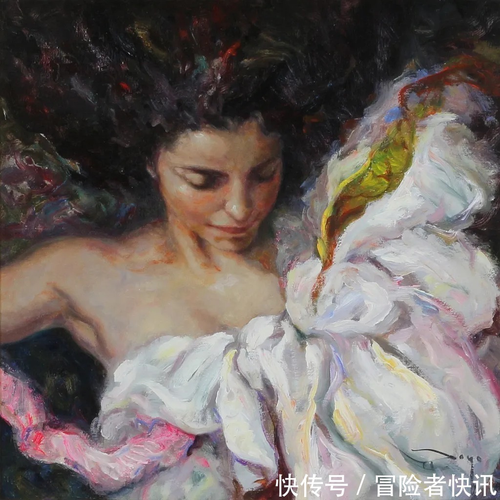 罗约@独特的艺术天赋,对色彩和纹理的戏剧性使用!