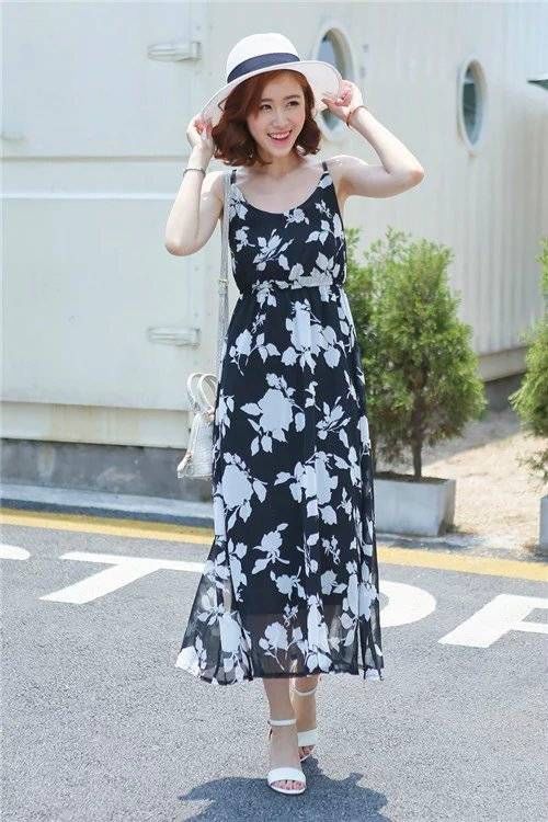 上半身|印花裙，让女人绚烂如夏花