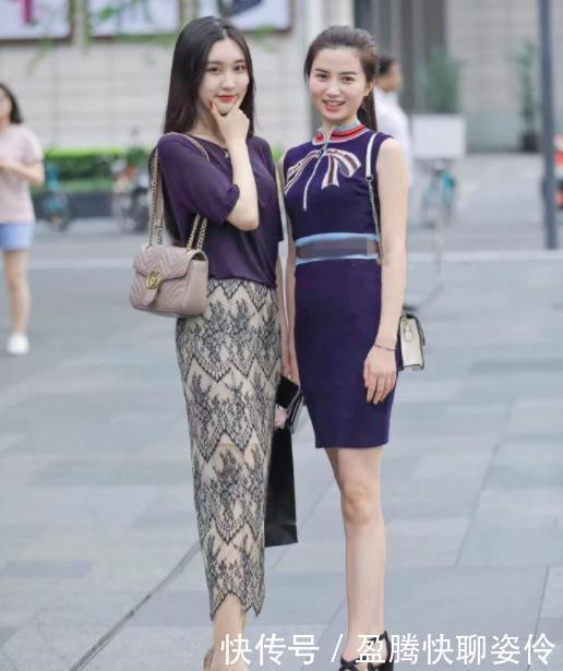 长裙|街拍美图穿搭时尚长裙的小姐姐，穿出了气场，尽显女神魅力
