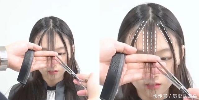 自己剪遮肉小脸刘海!把握发型师比例1:3,所有脸型都变鹅蛋脸
