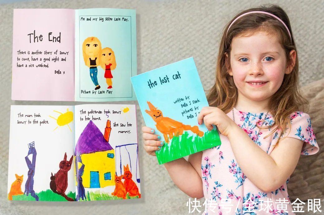 女童|英国5岁女童成为世界上最年轻的作家，刷新世界纪录