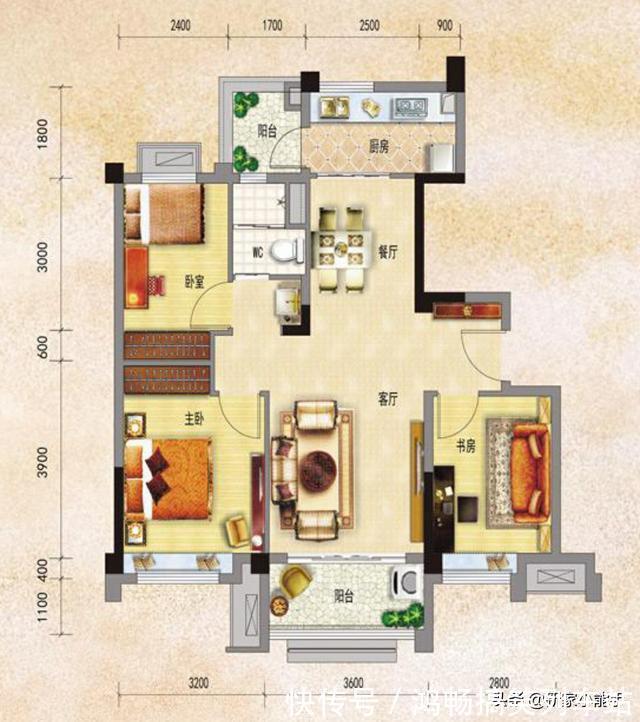 全屋|他家新房,全屋刮大白,没吊顶,局部非承重墙砸掉,美观又实用