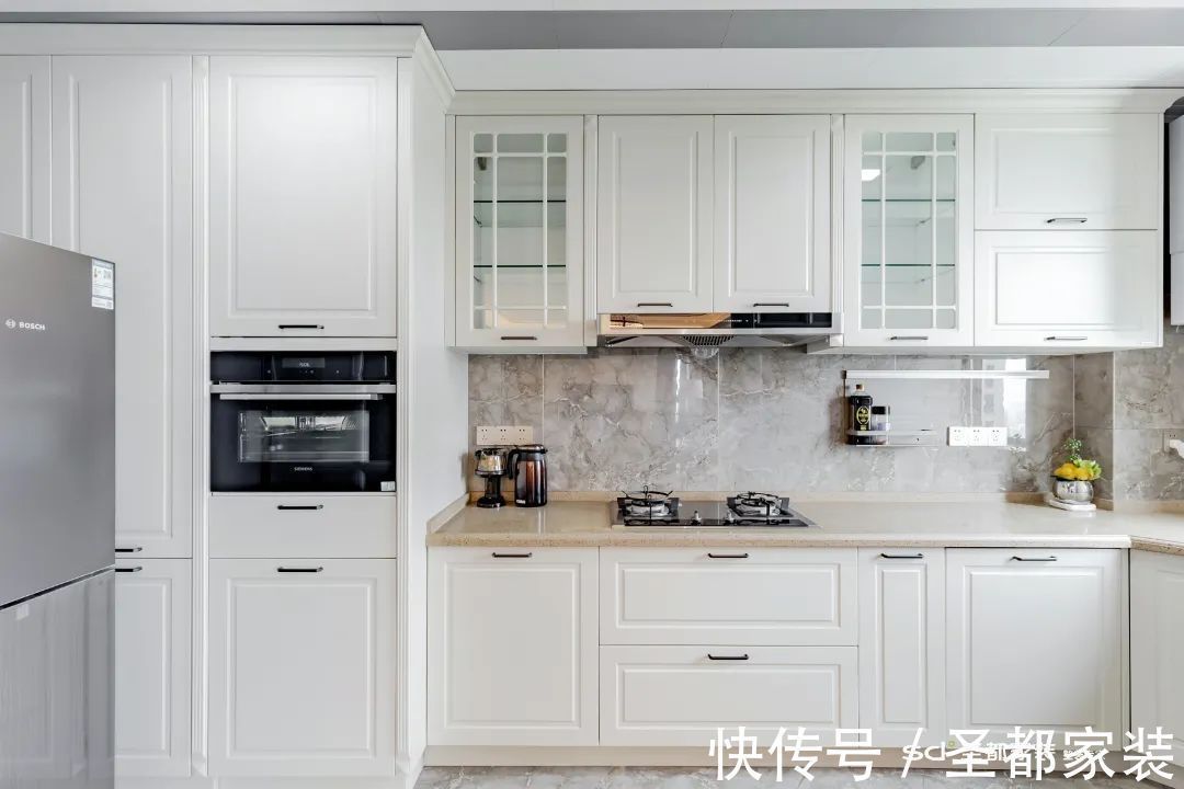 家居|206㎡大户型装修案例:超大横厅+衣帽间+景观阳台,神仙配色 心动