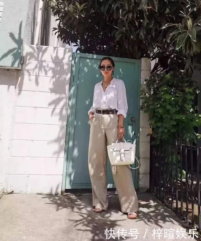 时尚穿搭衬衫+裤子=2020春夏正流行,超超超超超时髦