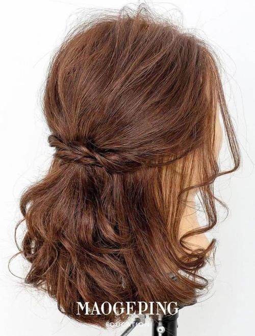 三款日系齐肩短发编发，变身氧气美少女