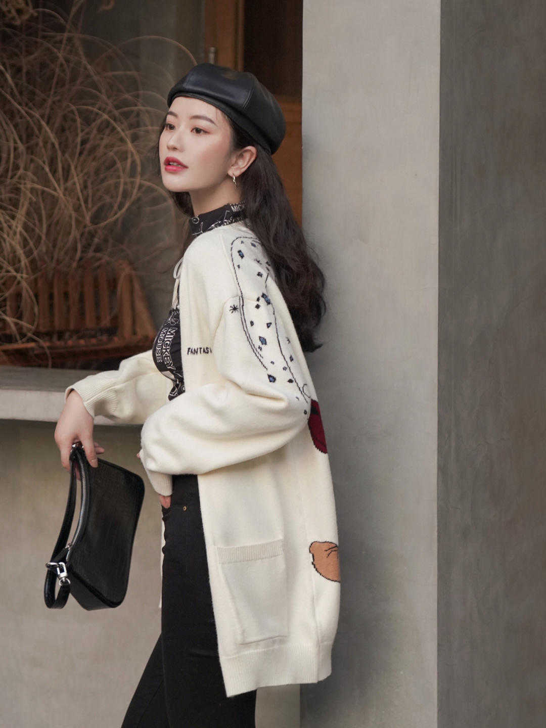 休闲裤|冬季的针织开衫,温柔文艺,驱散一冬寒气