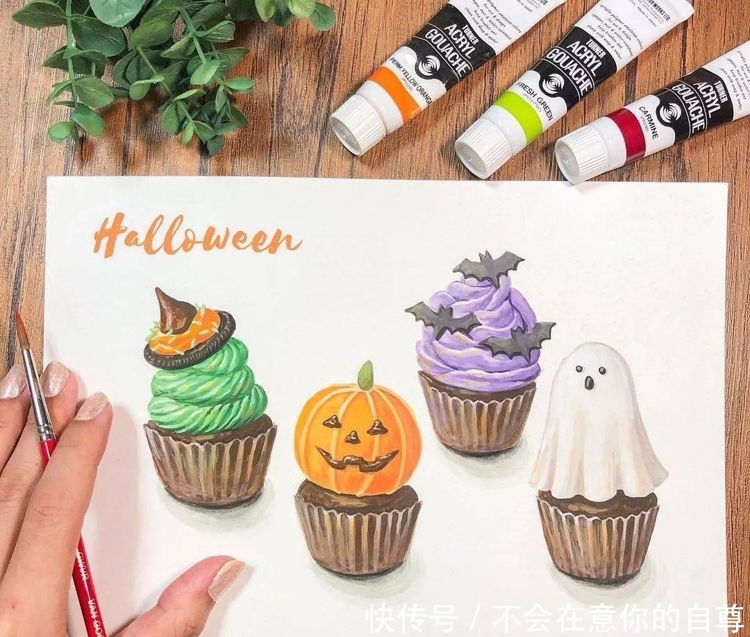 赶紧|好爱这种日系的手绘风格,小姐姐教你画美食,赶紧收藏吧!