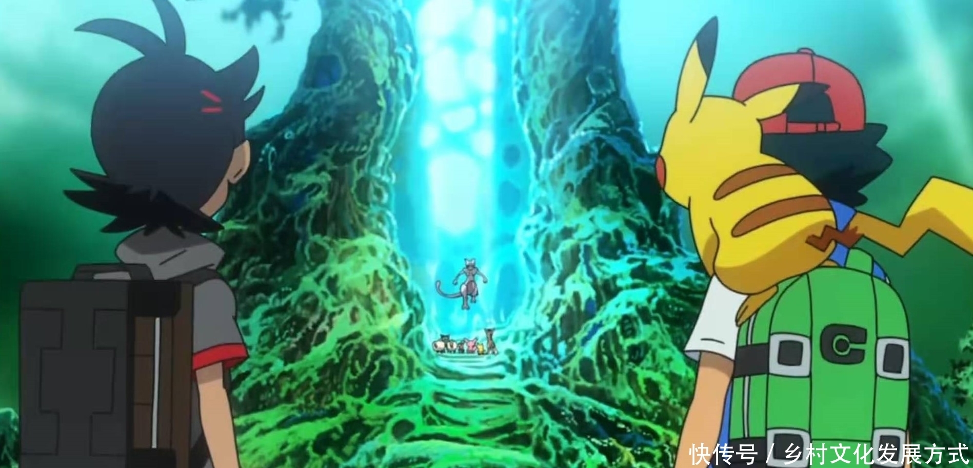 精灵|精灵宝可梦:一球收服两只精灵,小豪获得超梦认可,求收梦幻走人