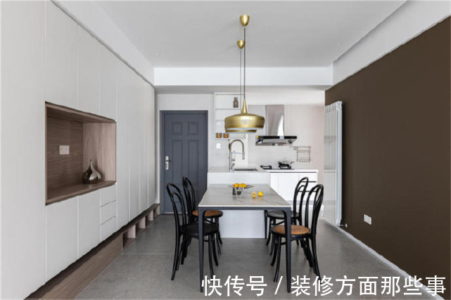 拆除|88平现代风三居室,全屋做成开放式有大平层豪宅的既视感