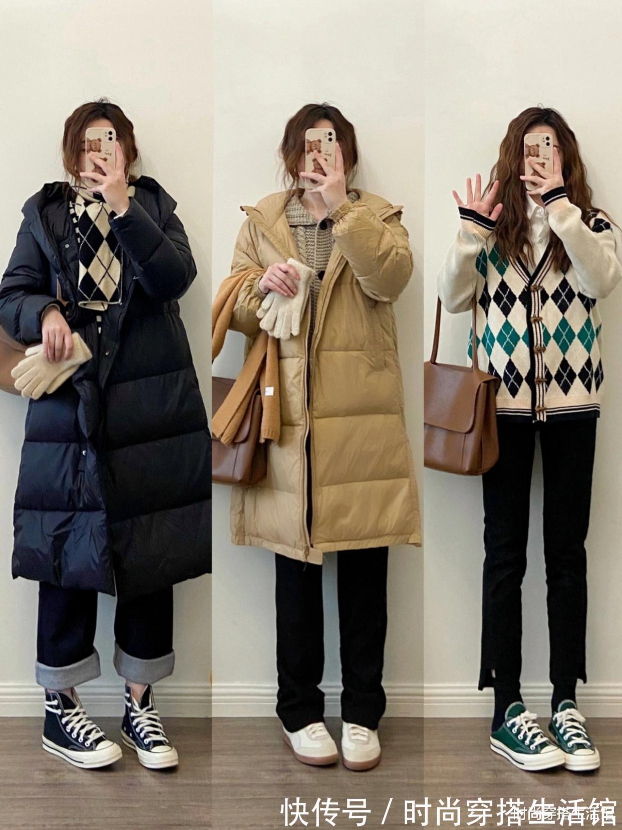 小脚裤|穿来穿去还是“羽绒服”更实用,学会这3个法则,轻松穿出好气质